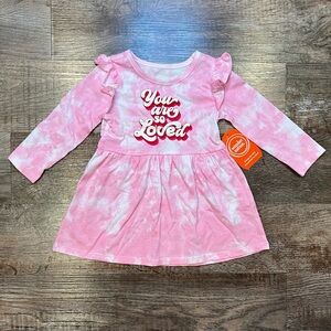NWT Wonder Nation “You are so Loved” Valentine’s Day Dress 18 Months